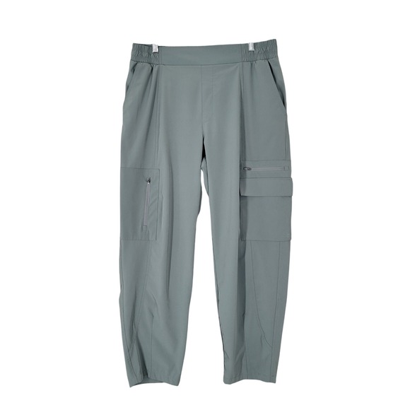 Avia Pants - Avia Cargo Pants Womens L 12-14 Sage Green High Rise Utility Hiking Athleisure